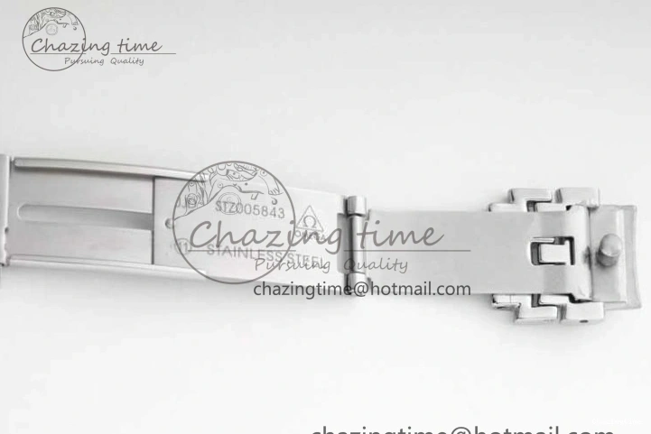 0325 HighPerformance De Ville SS DIWF 1:1 Best Edition Gray White Dial Blue Markers on SS Bracelet MIYOTA 7852